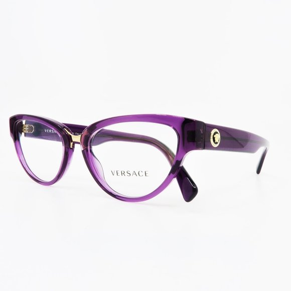 Versace Accessories - Versace MOD 3267 5291 Violet & Gold Medusa Glasses